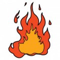 ¿Y dibujar una llama de fuego, qué significa?